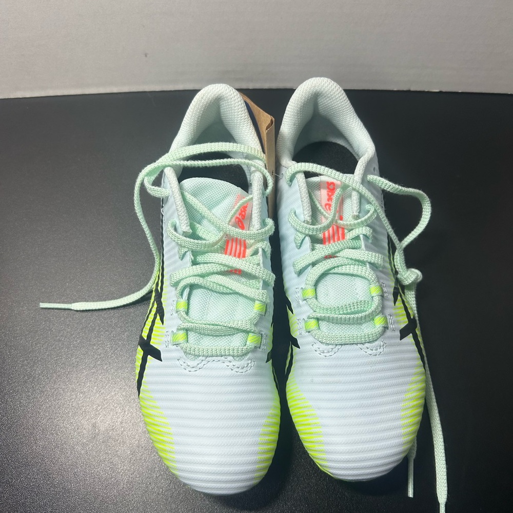 ASICS Hypersprint 8 Track Shoes Size 4 Soothing Sea/Black – No SpikesIncluded
